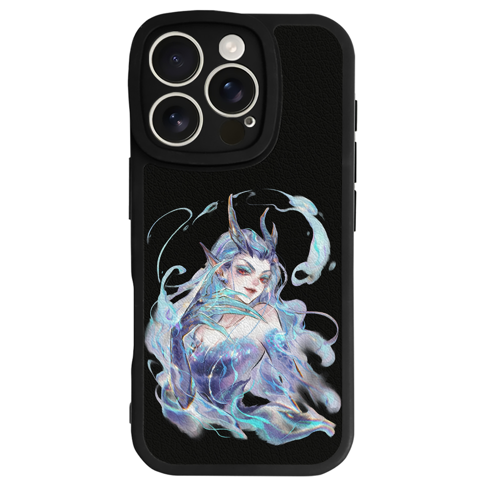（画像用） Ne Zha 2 ナタ 魔童の大暴れ 【iPhone 16シリーズ対応】シリコンスマホケース（レザー調） 材質：シリコン